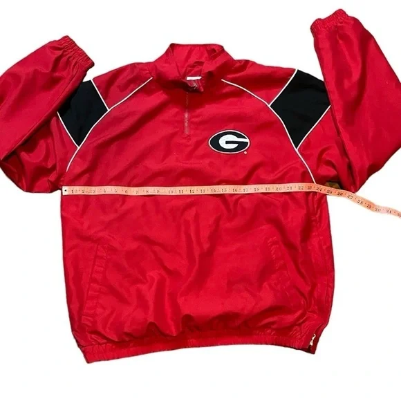 Vintage 58 Sports UGA Bulldogs 1/4 Zip Pullover, Size Large - Picture 16 of 16